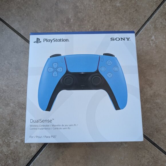 Sony PlayStation 5 PS5 DualSense Wireless Controller Haptic Feedback Starlight B - Picture 5 of 8